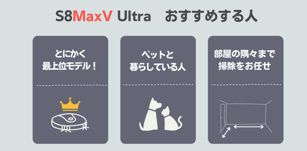 S8MaxV Ultra　おすすめする人