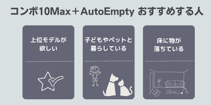 ルンバ コンボ10Max おすすめする人
