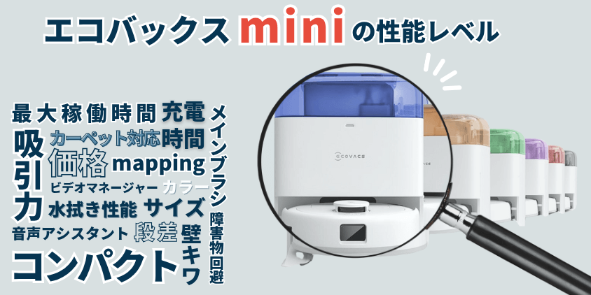 エコバックス mini 性能レベル 解説