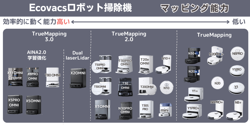 エコバックス　マッピング能力