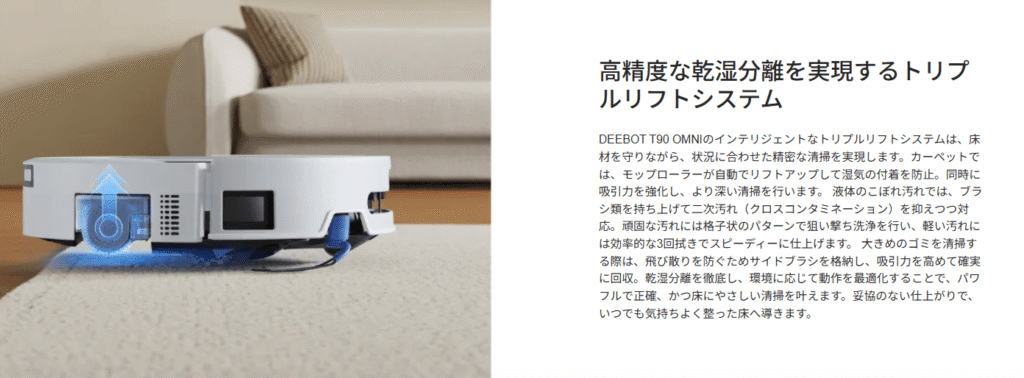 エコバックス　T90シリーズ　トリプルリフトシステム