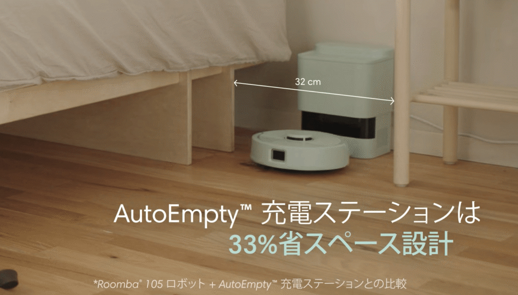 ルンバ mini 横置き