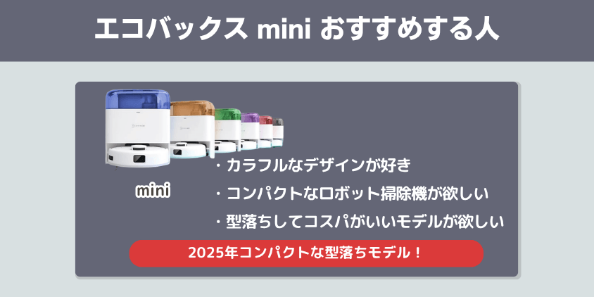 エコバックス mini おすすめする人